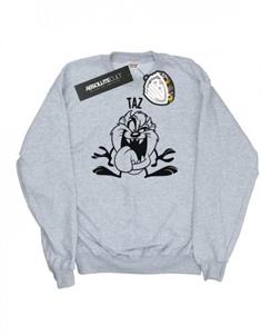 Looney Tunes Heren Taz katoenen sweatshirt met groot hoofd