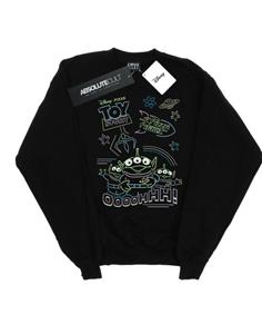 Disney Heren Toy Story Neon Kleine Groene Mannen Katoenen Sweatshirt