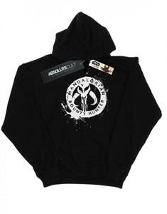 Star Wars Heren The Mandalorian Bounty Hunter Splatter Skull Hoodie