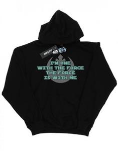 Star Wars Rogue One voor heren, ik ben één met de Force Green-hoodie