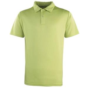 Premier effen unisex coolchecker poloshirt met studs