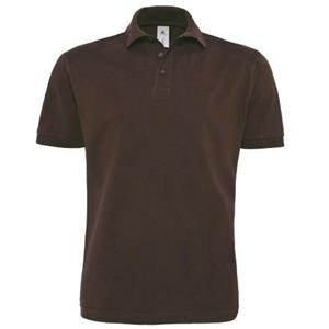 B and C B&C Heren Heavymill katoenen poloshirt met korte mouwen