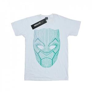 Marvel jongens Black Panther tribal masker T-shirt