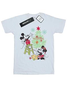 Disney jongens Mickey en Minnie kerstboom T-shirt