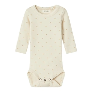 LILATELIER Lil'Atelier lange mouw body Nbfgago Turtledove Heart