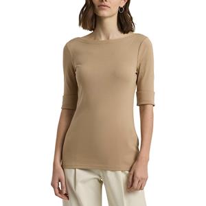 LAUREN RALPH LAUREN T-shirt met boothals en korte mouwen JUDY