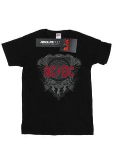 AC/DC meisjes zwart ijs met rood katoenen T-shirt