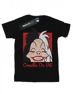 Disney meisjes Cruella De Vil katoenen T-shirt met kort hoofd