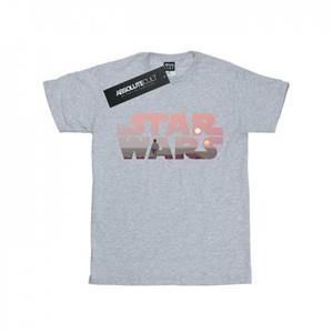 Star Wars katoenen T-shirt met Tatooine-logo voor meisjes