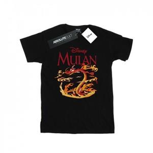 Disney Mulan Mushu Dragon Fire katoenen T-shirt voor meisjes