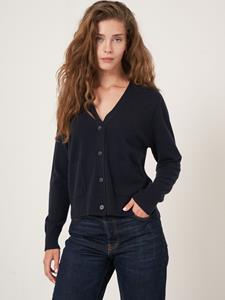 REPEAT cashmere Licht en zacht cashmere vest met zakken