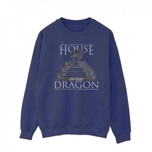 Pertemba FR - Apparel Game of Thrones: House Of The Dragon Heren troon tekst sweatshirt