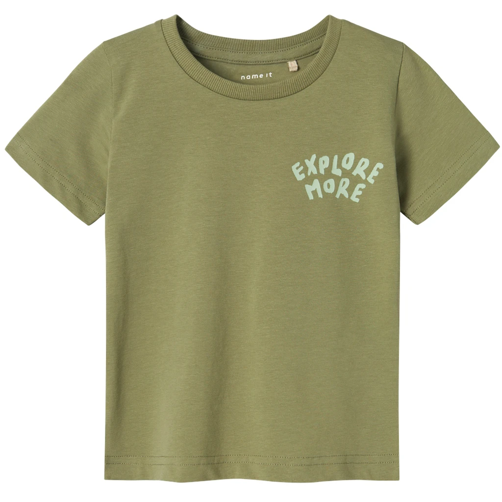 Name It-collectie T-shirt jasu (oil green)
