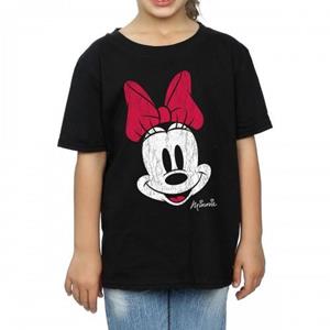 Disney meisjes Minnie Mouse gezicht katoenen T-shirt