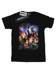 Marvel Girls Avengers Endgame Character Montage katoenen T-shirt