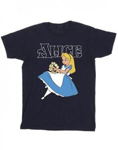 Disney meisjes Alice In Wonderland bloemen katoenen T-shirt