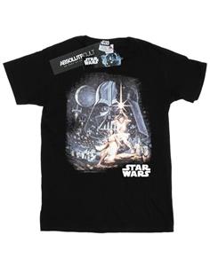 Star Wars meisjes retro montage katoenen T-shirt