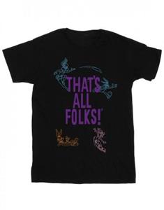 Looney Tunes Girls That's All Folks katoenen T-shirt