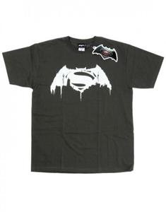 DC Comics jongens Batman v Superman geslagen logo T-shirt