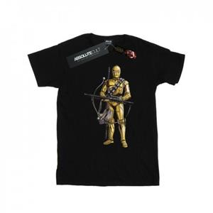 Star Wars: The Rise of Skywalker Star Wars: De opkomst van Skywalker jongens Star Wars de opkomst van Skywalker C-3PO Chewbacca Bow Caster T-shirt