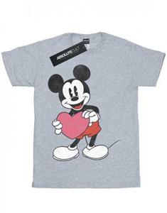 Disney jongens Mickey Mouse Valentijn hart T-shirt