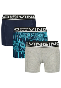 Vingino Jongens ondergoed 3-pack boxers paper