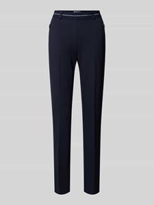 Raphaela By Brax Super slim fit stoffen broek met persplooien, model 'LILLYTH'