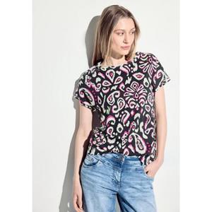 Cecil Shirt met ronde hals met print all-over