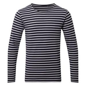 Asquith & Fox Heren Mariniere Coastal T-shirt met lange mouwen