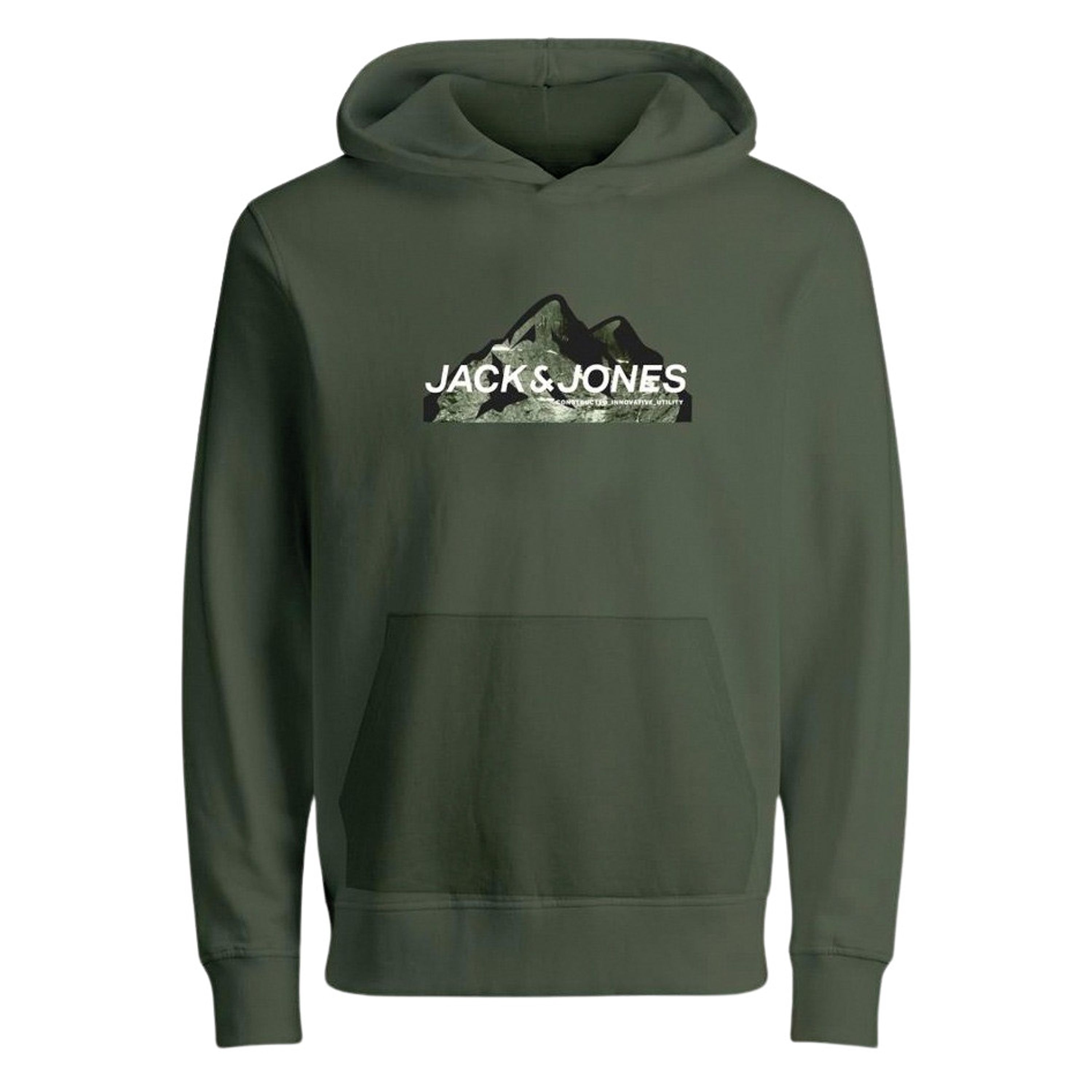 Jack & Jones Mountain Logo Hoodie Junior
