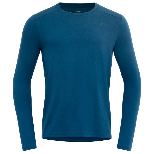 Devold  Hovland Merino 200 Shirt - Merinoshirt, blauw