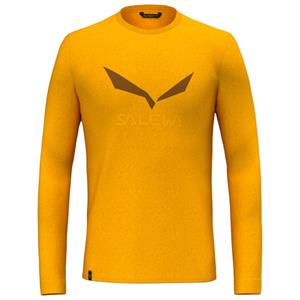 Salewa  Solidlogo Dry L/S Tee - Longsleeve, oranje