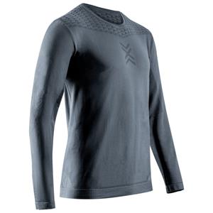 X-BIONIC  X-Ential Shirt L/S - Sportshirt, grijs/blauw