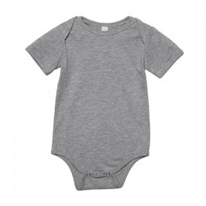 Bella + Canvas Baby-babypakje van effen jersey met korte mouwen