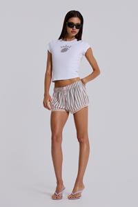 Jaded London Puffball Boxer Mini Shorts