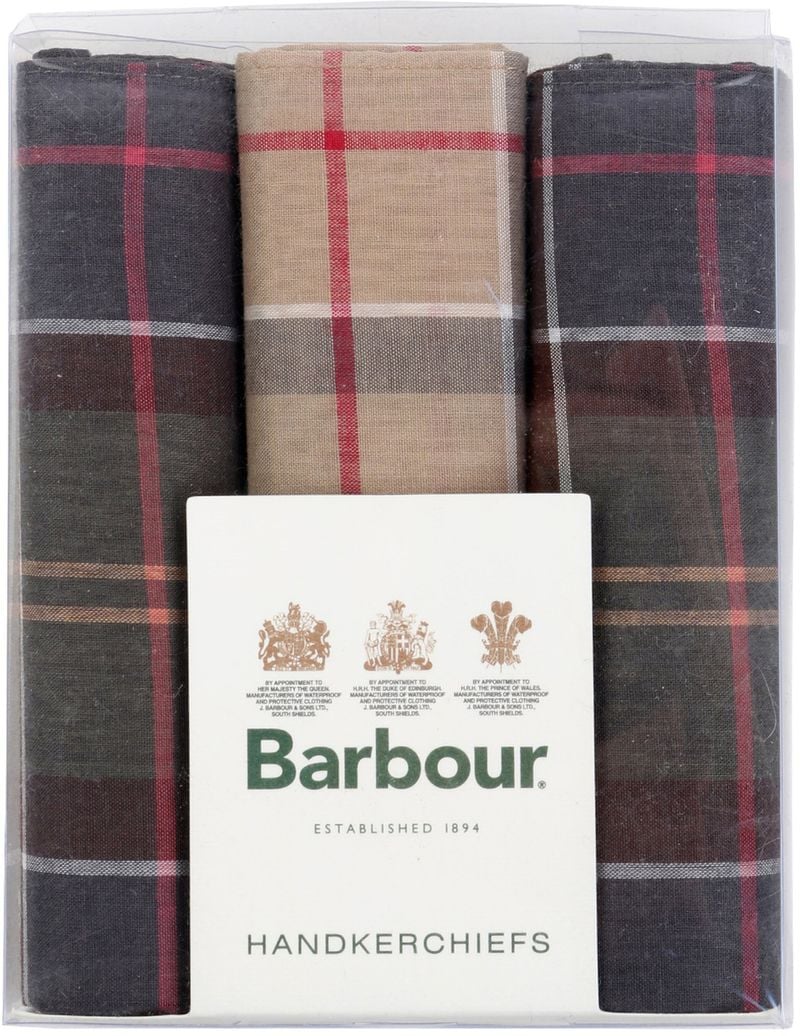 Barbour Zakdoek 3-Pack -