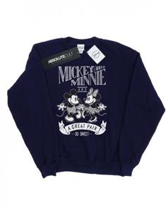 Disney meisjes Mickey en Minnie Mouse geweldig paar sweatshirt