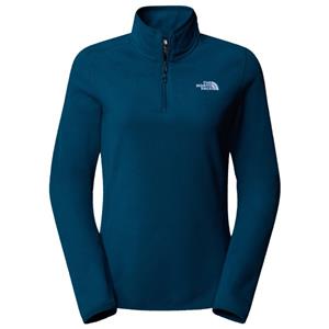 The North Face  Women's 100 Glacier 1/4 Zip - Fleecetrui, blauw