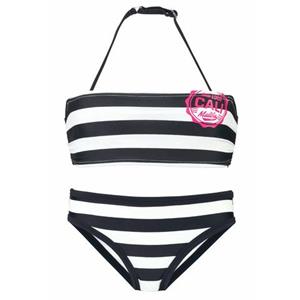 Bench. Bandeaubikini met trendy strepen