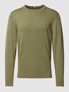 Tommy Hilfiger Gebreide pullover met labelstitching