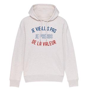 Enkr Sweatshirt met capuchon IK WORD NIET OUD, IK WORD WAARDE 