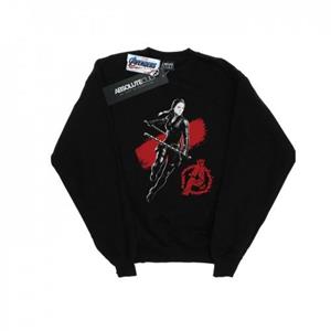 Marvel Boys Avengers Endgame Mono Black Widow-sweatshirt