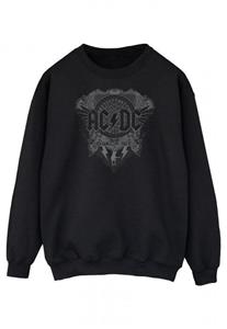 AC/DC Heren sweatshirt van zwart ijskatoen