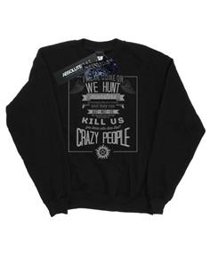 Supernatural Bovennatuurlijke heren gekke mensen katoenen sweatshirt