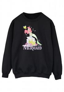 Disney heren de kleine zeemeermin vervaagde nostalgie katoenen sweatshirt