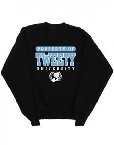 Looney Tunes Heren Tweety Property Of University katoenen sweatshirt