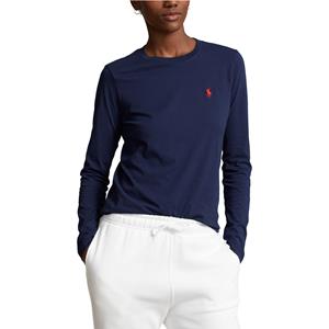 Polo ralph lauren T-shirt met ronde hals en lange mouwen