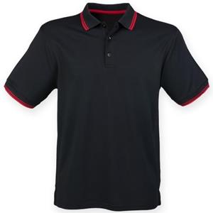 Henbury Heren Coolplus Vochtafvoerend Poloshirt met korte mouwen