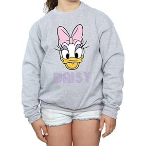 Disney Girls Daisy Duck Face Sweatshirt