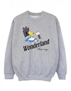 Disney meisjes Alice In Wonderland This Way Sweatshirt